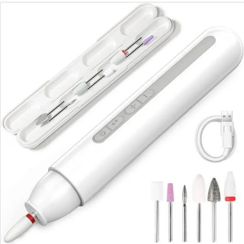 Electric Nail Drill, Portable Electric Nail Cordless Electric Nail File